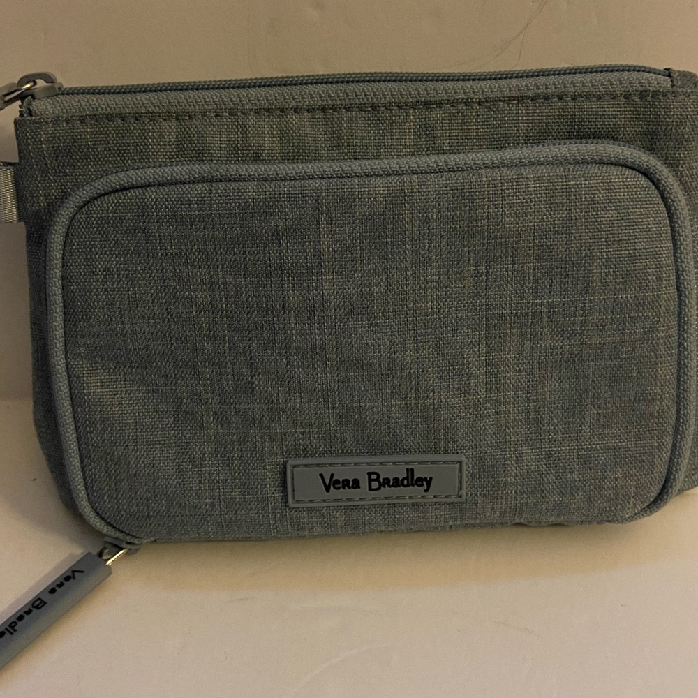 Vera Bradley Gray Cosmetic Case